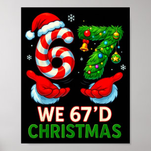 Poster Nous avons passé Noël 6 7 Mème Drôle de Sapin de N