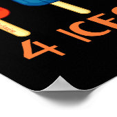 Poster NOUS AVONS TOUS FOUILLÉ POUR ICECREAM drôle été (Coin)