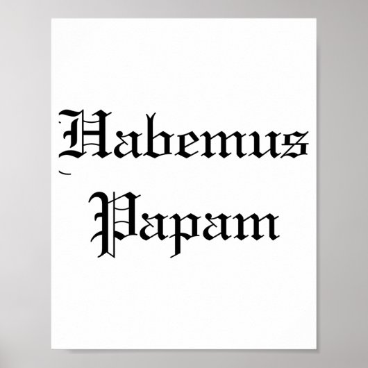 Poster Nous avons un nouveau pape (Devant)