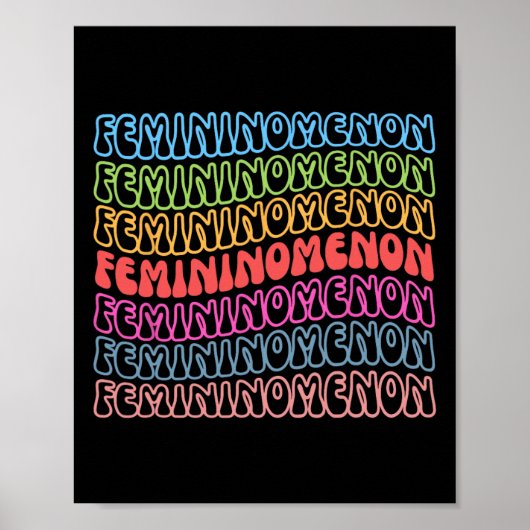 Poster Nous Avons Vraiment Besoin D'Un Feminomenon (Devant)