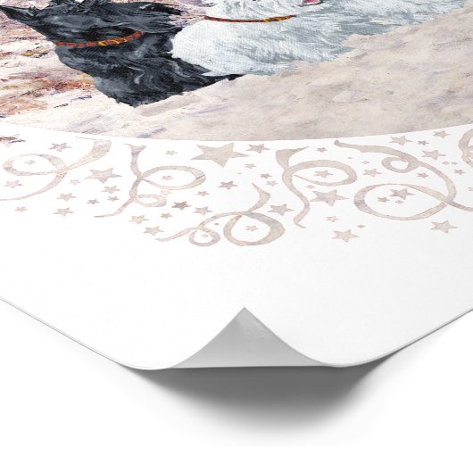 Poster Nous cinq hiver (Coin)