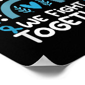 Poster Nous combattons ensemble Prosta de sensibilisation (Coin)