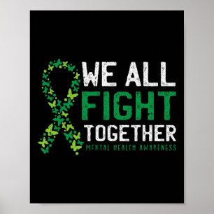Poster Nous combattons tous ensemble Gree de sensibilisat