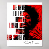 Poster Nous Devons Parler De Libérer L'Esprit Et La Socié (Devant)