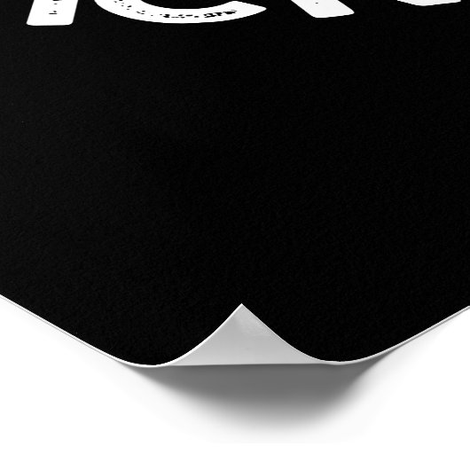 Poster Nous Devons Rester Ensemble Pun Dark BG (Coin)