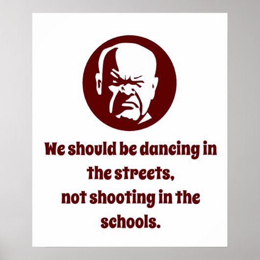 Poster Nous devrions danser dans les rues - Sagesse (Devant)