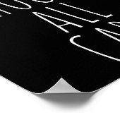 Poster Nous Devrions Tous Nous Intéresser, Abolir La Glac (Coin)