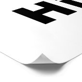 Poster Nous embauchons des fenêtres d'entreprise publicit (Coin)