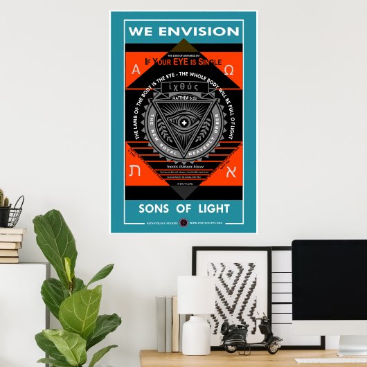 Poster Nous envisageons (Bureau à domicile)