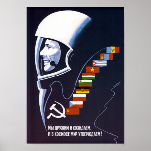 Poster Nous faisons de l’espace un espace pacifique pour 