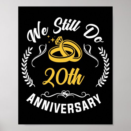 Poster Nous faisons encore 20 ans de jumelage couple 20e  (Devant)