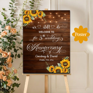 Poster Nous Faisons Encore 5ème Anniversaire Mariage Lumi