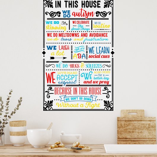 Poster Nous faisons l'autisme (Cuisine)