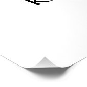 Poster Nous faisons mariage fiançailles nom animal photo  (Coin)