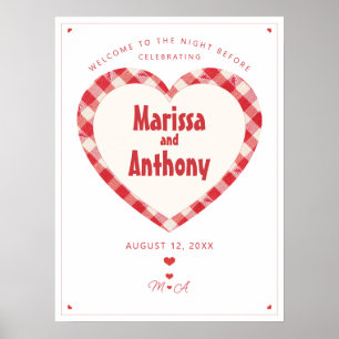 POSTER NOUS FAISONS UN DINER DE REHEARSAL CASUAL BARBECUE