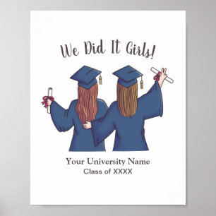 Poster Nous l'avons fait les filles, Diplômées Personnali