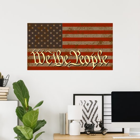 Poster Nous le peuple (Bureau à domicile)