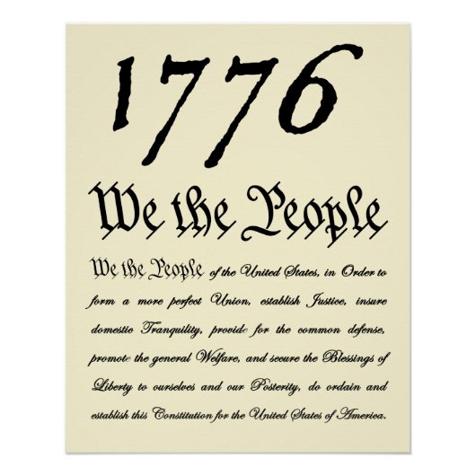 Poster Nous le peuple - 1776 (Devant)