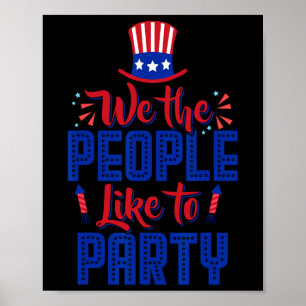Poster Nous Le Peuple Aimons Faire La Fête 4ème Jour De L
