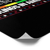 Poster Nous Le Peuple Aucun Rois En Amérique Arc-En-Ciel (Coin)