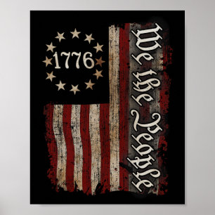 Poster Nous Le Peuple Histoire Américaine 1776 Indépendan