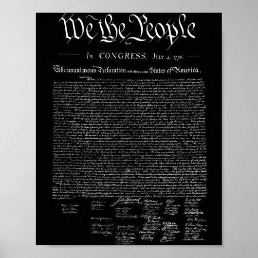 Poster Nous le peuple _ notre déclaration d'indépendance (Devant)
