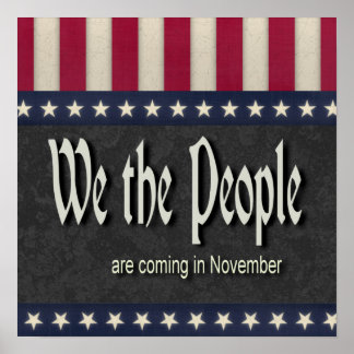 Poster Nous, le peuple, sommes venus en novembre