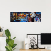 Poster nous, les gens, peins à fond (Bureau à domicile)