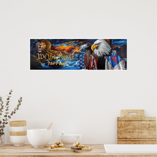 Poster nous, les gens, peins à fond (Cuisine)