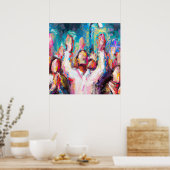 Poster Nous Louons L'Abstrait (Cuisine)