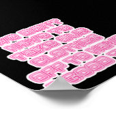 Poster Nous n'avons pas à...(fluorescent, fluo, fluos) (Coin)