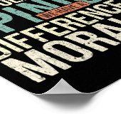 Poster Nous N'Avons Plus De Différence D'Opinion Politiqu (Coin)