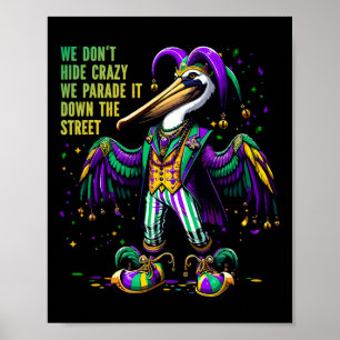 Poster Nous ne cachons pas Crazy Pelikan Costume Enfants