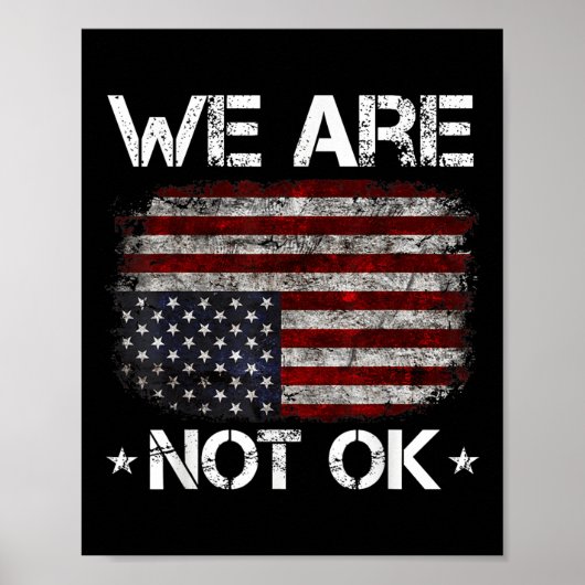 Poster Nous Ne Sommes Pas D'Accord Chemise Nous Ne Sommes (Devant)