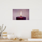 Poster ~Nous ne sommes rien de plus que des bougies qui b (Cuisine)