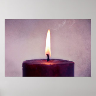 Poster ~Nous ne sommes rien de plus que des bougies qui b