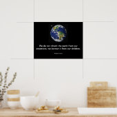 Poster Nous n'héritons pas de la terre. (Cuisine)