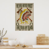 Poster Nous N'Oublierons Jamais Le Sentier Des Larmes (Cuisine)