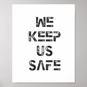 Poster Nous Nous Protégeons Sticker
