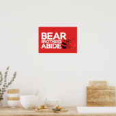 Poster Nous Ours nu - Ours Frères Abide (Cuisine)