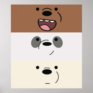 Poster Nous Ours Nus Ours Bear Strips