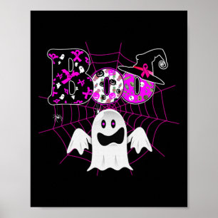 Poster Nous Portons Casquette Sorcière Rose Boo Fantôme C