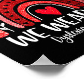 Poster Nous Portons Le Mois De Sensibilisation À La Dysle (Coin)