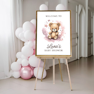 Poster Nous pouvons à peine attendre Bienvenue à la Baby