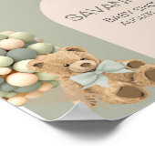 Poster Nous pouvons attendre l'accueil du Baby shower ver (Coin)