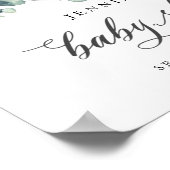 Poster Nous pouvons attendre l'Affiche de bienvenue Baby (Coin)