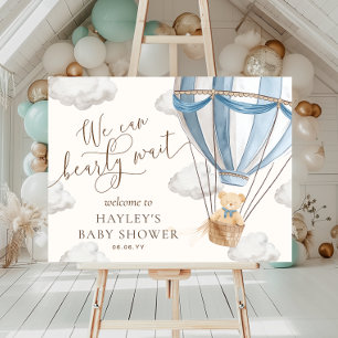 Poster Nous pouvons attendre le Baby shower