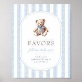 Poster Nous pouvons attendre le signe des faveurs du Baby (Devant)