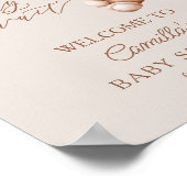 Poster Nous Pouvons Attendre L'Ours Avec Le Baby shower D (Coin)