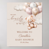 Poster Nous Pouvons Attendre L'Ours Avec Le Baby shower D (Devant)